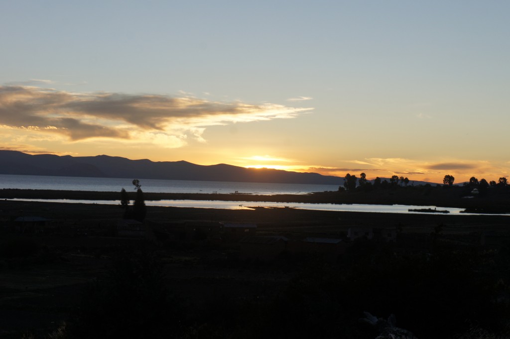 Premier coucher de soleil bolivien